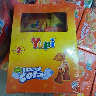 ยูปี้ไอซ์โคล่าบอนซ์  yupi gummy ice cola bonz 8 กรัม x 24 ชิ้น