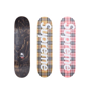 Supreme®x Burberry® Skateboard (Set)