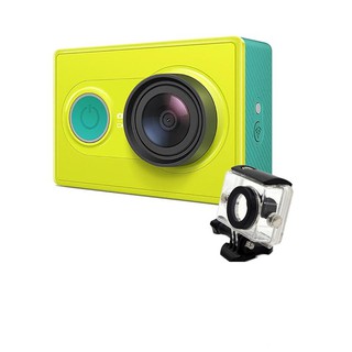 Action Camera ( Green ) + Waterproof Case (สีดำ)