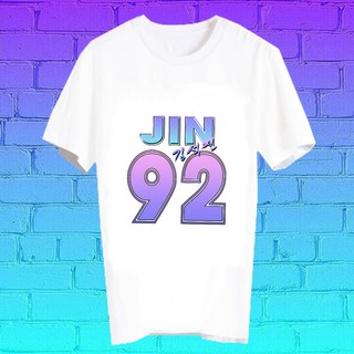 เสื้อยืดดารา เสื้อยืด Fanmade เสื้อแฟนเมด เสื้อยืดคำพูด เสื้อแฟนคลับ ศิลปินเกาหลี KP51 - JIN BTS Kim Seokjin