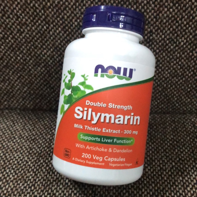 🇺🇸Exp 05/23 SilyMarin Milk Thistle Extract 300mg สินค้าจาก Now Vitamin  พร้อมส่ง จากเมกา ขนาด 200เม็ด