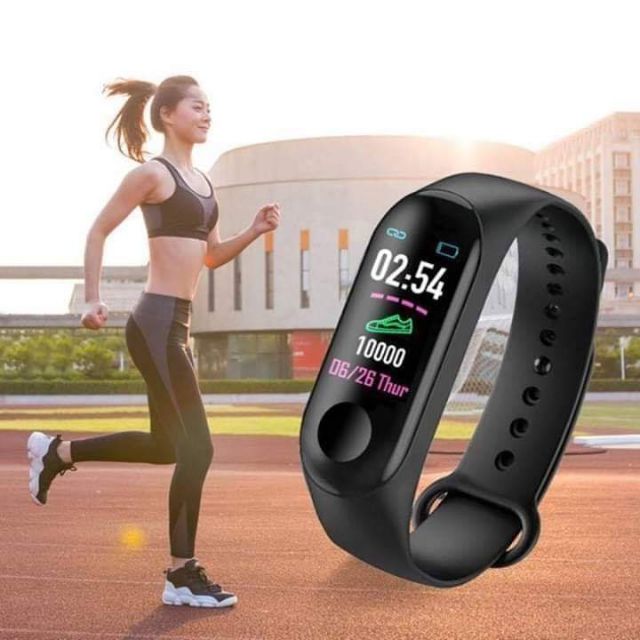 Smart watch รุ่น M3 นาฬิกาอัจฉริยะ 
ฟังก์ชั่นครบ ใช้งานสะดวก วัดหัวใจ วัดการวิ่ง เดิน