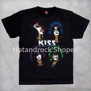 เสื้อวงสีดำ Kiss TDM 1475 Hotandrock