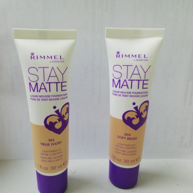Rimmel foundation รองพื้นเนื้อแมทของแท้จากอังกฤษ สี