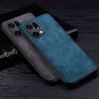 เคสโทรศัพท์มือถือหนัง พรีเมี่ยม กันรอยขีดข่วน สีพื้น สําหรับ OPPO Find X3 X5 Pro F11 Pro