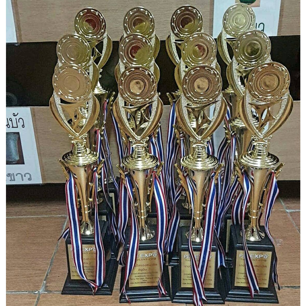 ถ้วยรางวัลกีฬาประเภทต่างๆ ฟุตบอล เปตอง วิ่ง