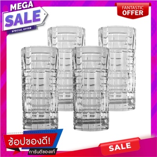 แก้วน้ำ KECH EDIT 380 มล. แพ็ก 4 ใบ แก้วน้ำ GLASS TUMBLER KECH EDIT 380ML PACK4