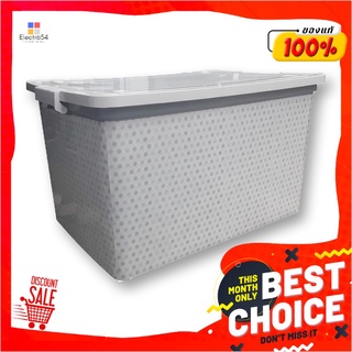 กล่องล้อเลื่อน ลายดิจิทัล 100 ลิตรPlastic Container Digital Pattern 100 Lite