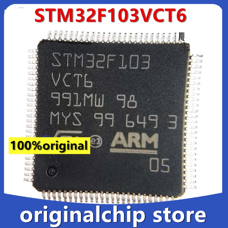 100% Original Stock STM32F103VCT6 LQFP100 ST stmicroelectronics MCU microcontroller IC chip integrat