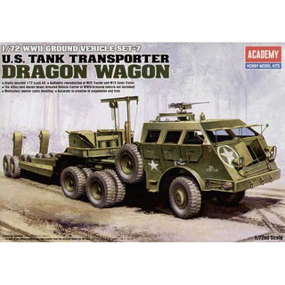 โมเดลบรรทุกทหาร Academy Model 1/72 AC13409 US TANK TRANSPORT