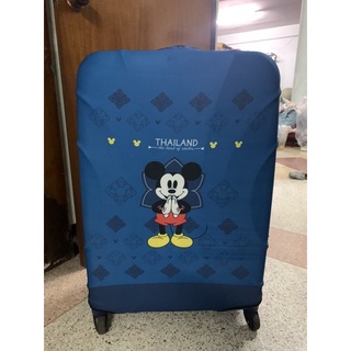 ผ้าคลุมกระเป๋าเดินทาง Disney ลายมิกกี้เม้าส์ Mickeu in thailand ขนาด 28 นิ้ว (ของแท้100%)