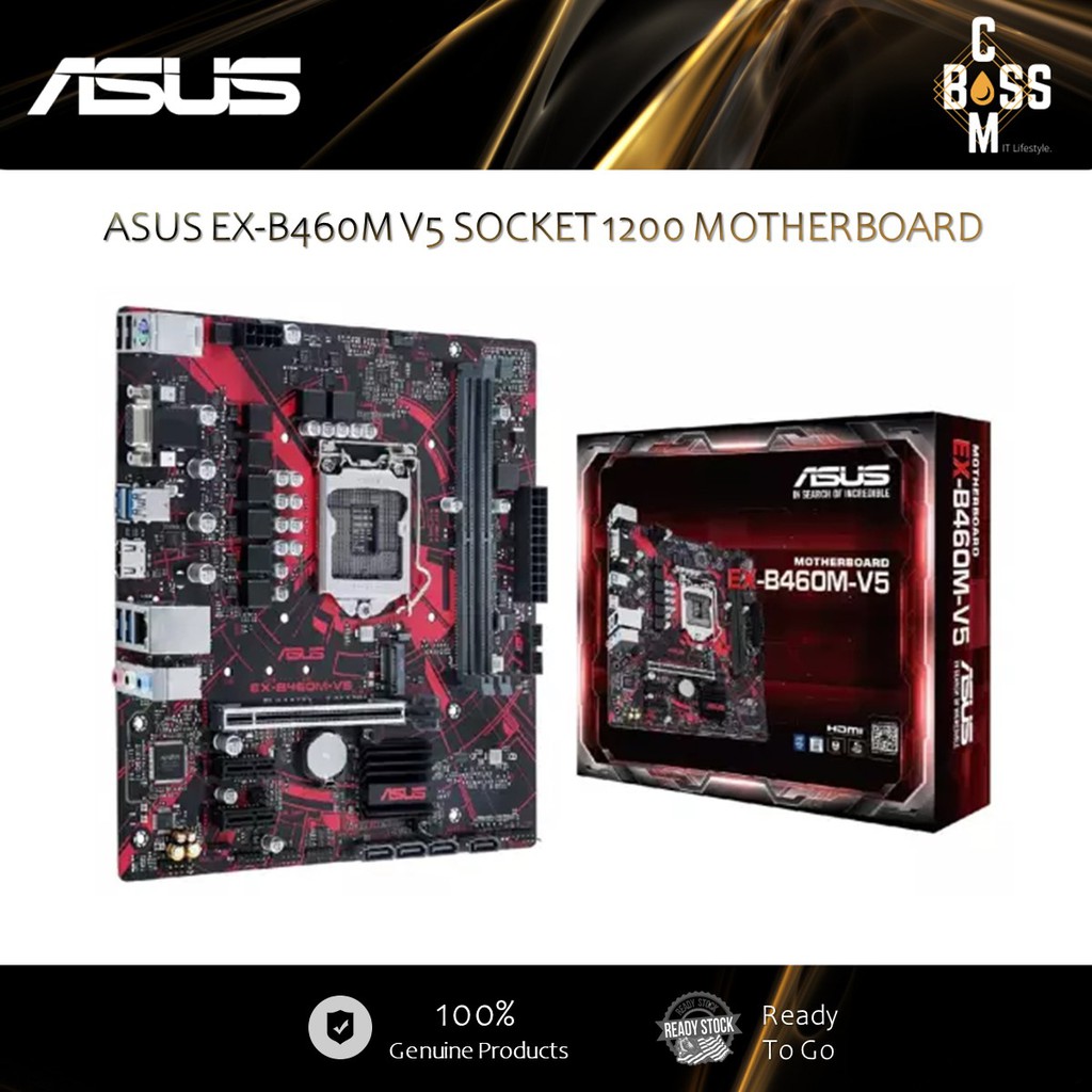 ASUS EX-B460M V5 SOCKET 1200 MOTHERBOARD (90MB1410-M0UYM)