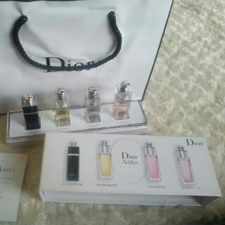 Set tester dior addict 5ml หัวแต้มพร้อมถุงdior