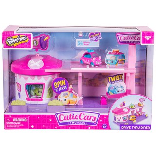 Cutie Cars Shopkins Drive Thru Diner Playset