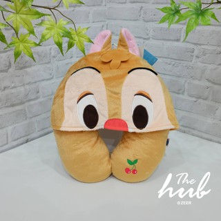 หมอนรองคอมีฮู้ด Chip &amp; Dale