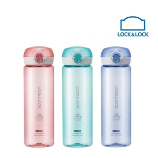 LOCK&amp;LOCK กระบอกน้ำดื่ม ONE TOUCH BOTTLE 550มล. รุ่น HLC645