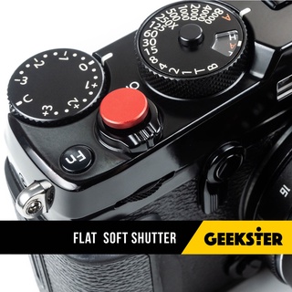 ปุ่มชัตเตอร์ แบบแบน 3 สี Soft Shutter Release Button ( ปุ่มกดชัตเตอร์ 9mm มียาง แถมฟรี / Flat )