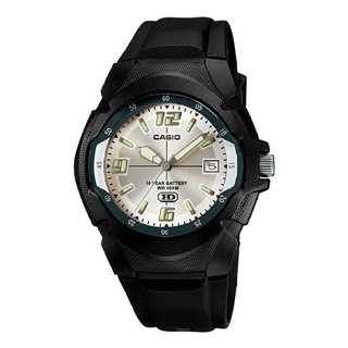 Casio นาฬิกาข้อมือ ผู้ชาย สายเรซินสีดำ รุ่น MW-600F-7A (
Black/Silver )