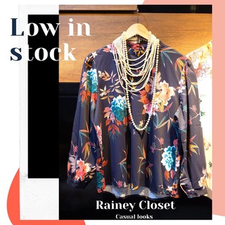 RAINEY CLOSET - เสื้อคอจีน เสื้อทำงาน เสื้อลายดอก เสื้อใส่สงกรานต์ เสื้อผ้าผู้ใหญ่