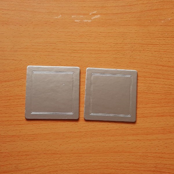 10 ที่รองแก้วทรงสี่เหลี่ยม 9.3ซม. x 9.3ซม