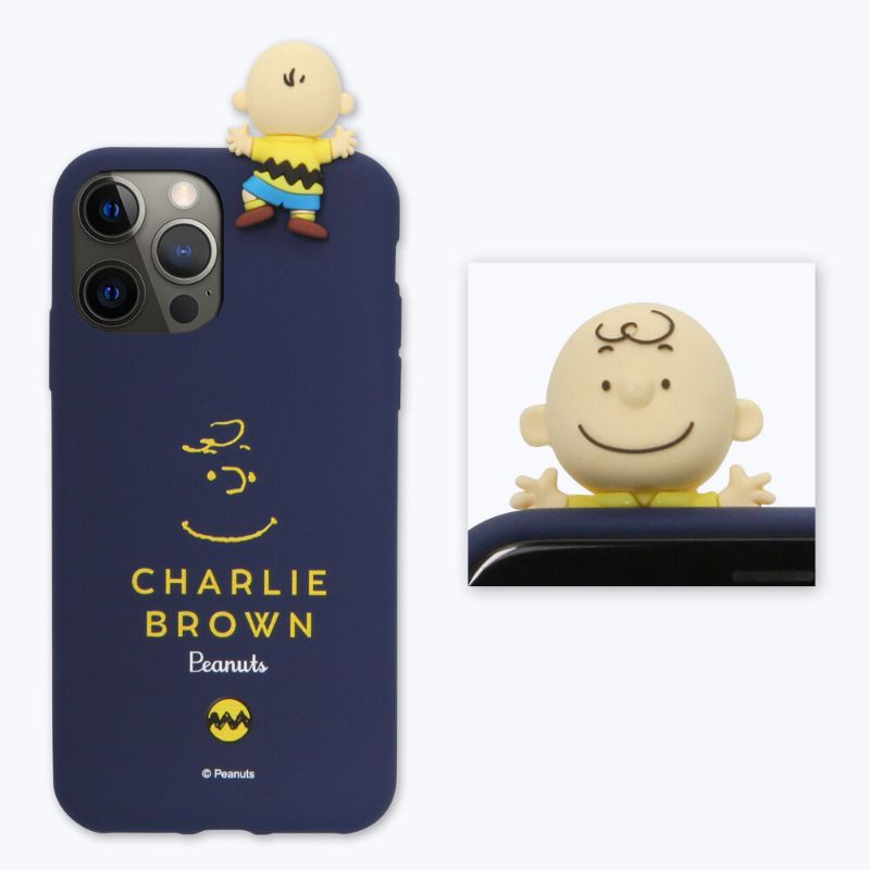 PEANUTS FIGURE JELLY SNOOPY Charlie Brown 3D ( เคส IPHONE 12 PRO MAX )