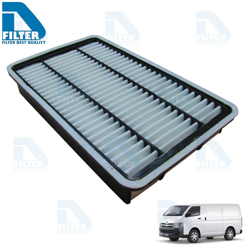 กรองอากาศ Toyota โตโยต้า Hiace Commuter 2010-2016 (เครื่องดีเซล 3.0) By D Filter (ไส้กรองอากาศ) (DA042N)