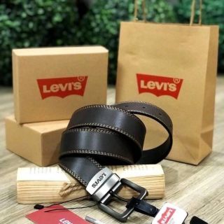 เข็มขัดหนังแท้  Levies men reversible Leather Belt Gift Box