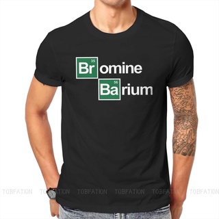 ผ้าฝ้ายแท้【COD】 เสื้อยืด พิมพ์ลาย Breaking Bad Walter White Chemistry Teacher TV Series สําหรับผู้ชาย COMING CLUBS-5XL