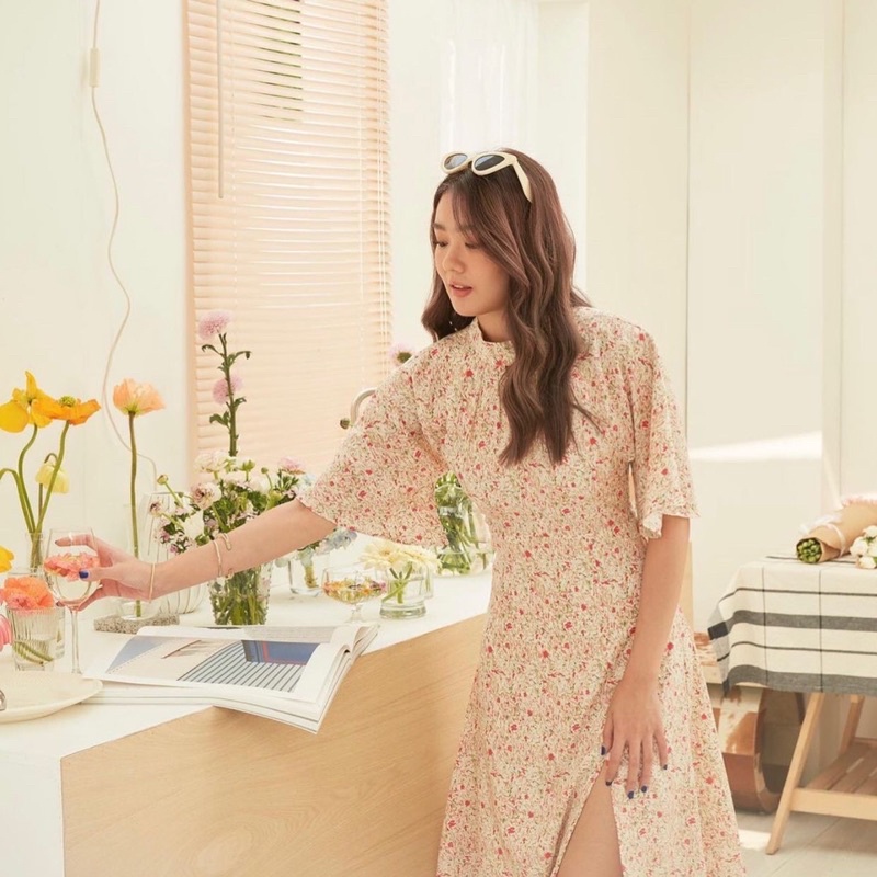 (used) Lookbook unna dress size S ใส่1ครั้งส่งต่อ