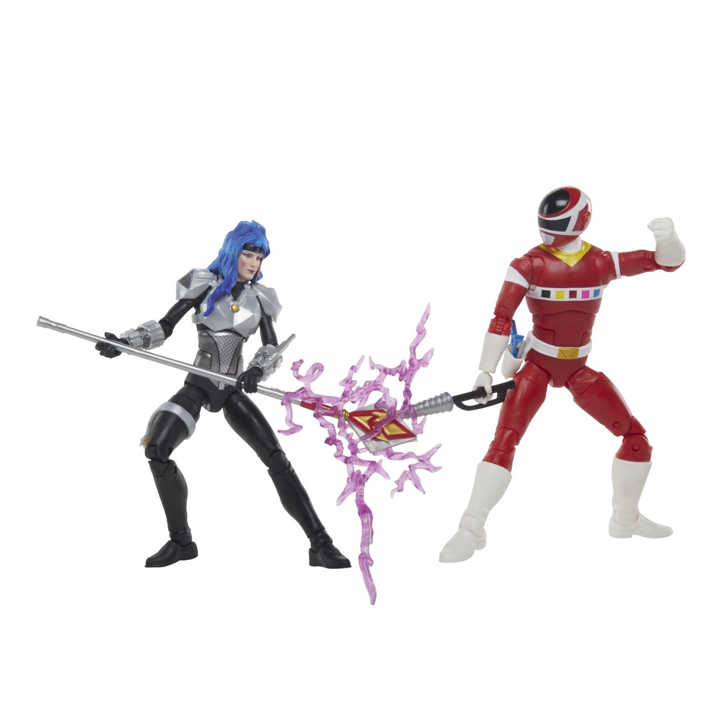 Hasbro Power Rangers Lightning Collection 6 นิ ้ ว Space Red Ranger &amp; Astronema โมเดลตัวละคร 2 แพ ็ ค