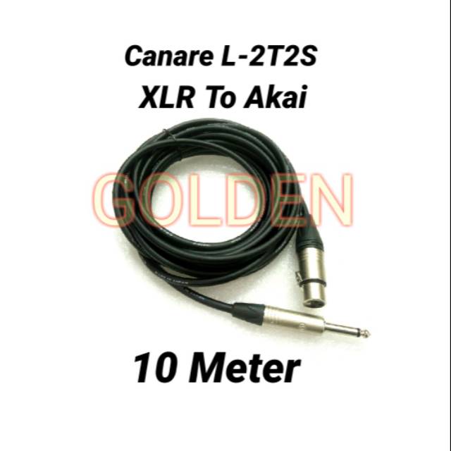 สายไมค์ Canare L-2T2S 10 เมตร - XLR ถึง Akai