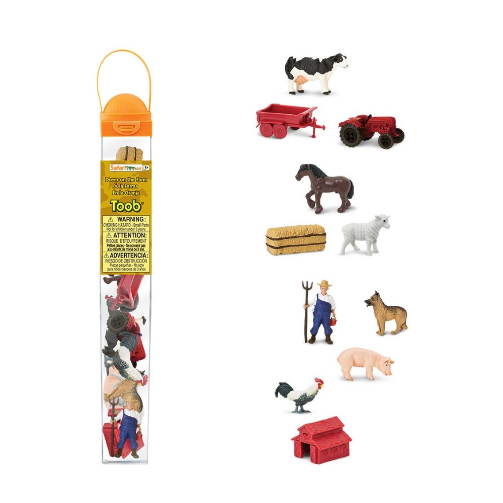 Safari Ltd. : SFR682604* โมเดลชีวิตในฟาร์ม / ฟาร์มสัตว์ Down On The Farm TOOB®