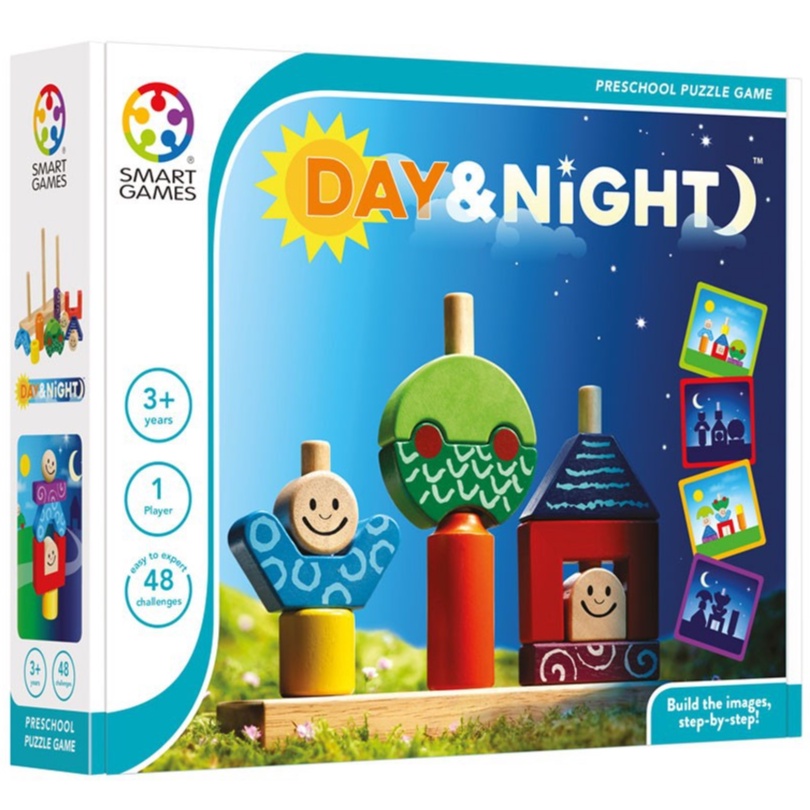 SMART GAMES, Day & Night ของเล่นฝึกสมอง เสริมเชาว์ สำหรับเด็ก 3 ปีขึ้นไป