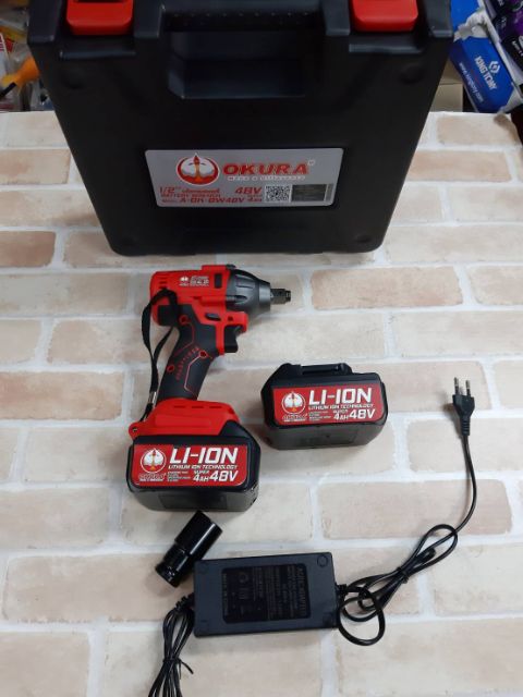 OKURA บล็อกแบต(คอสั้น) 48V