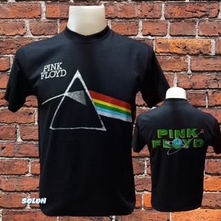 เสื้อวง Pink Floyd แขนสั้น ไม่มีตะเข็บข้าง คอฟิต ป้ายUSA เสื้อวง เสื้อผู้ชาย เสื้อทัวร์ วงร็อคคต่างประเทศ