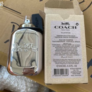 COACH Platinum EDP 100 ml  กล่องเทส