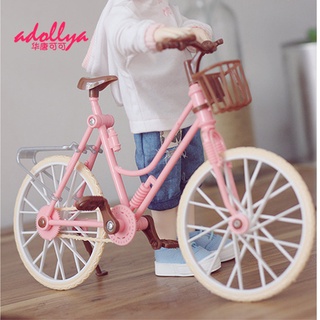 Adollya Bjd ตุ๊กตาของเล่น Dolsl Bike Matching Doll Bikes พร้อมตะกร้าตุ๊กตา สําหรับเด็กผู้หญิง ของขวัญ