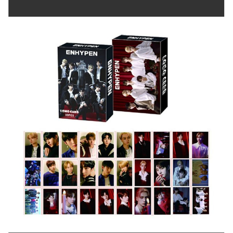 การ์ดรูปภาพ Enhypen  Lomo card วง ENHYPEN 30 รูป