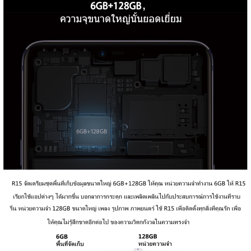 จัดส่งทันที OPPO r15 โทรศัพท์มือถือ RAM6G ROM128G ชาร์จเร็ว มือถือส่ง ...
