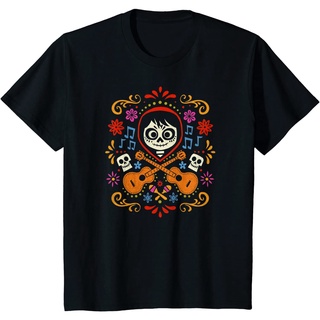 เสื้อยืดผ้าฝ้ายพรีเมี่ยม เสื้อยืด พิมพ์ลาย Disney Pixar Coco Musical Miguel