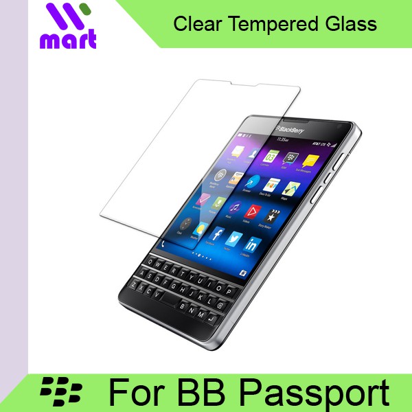 กระจกนิรภัยกันรอยหน้าจอ (ใส) สําหรับ Blackberry Passport