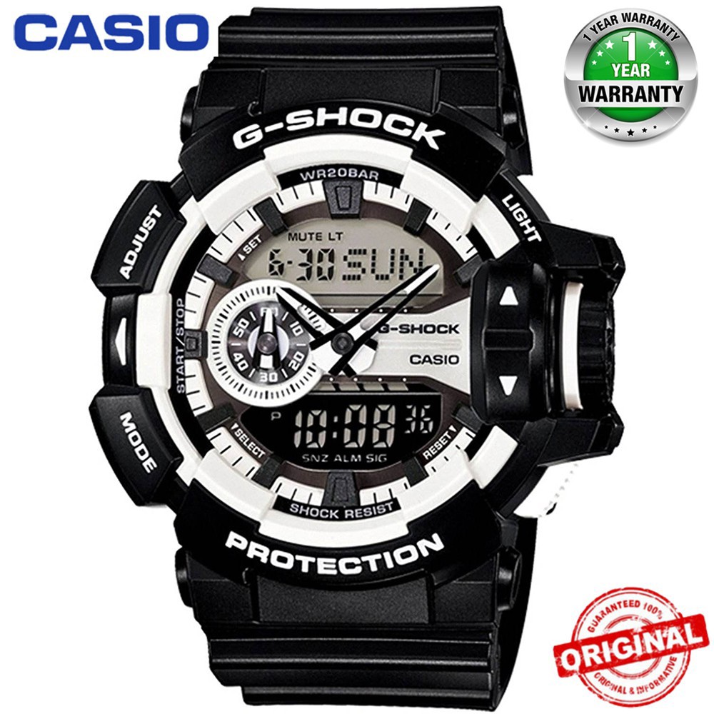 【Hot Sale】Casio G-Shock GA-400 Multi-Dimensional Analog Digital Men Sport Watch