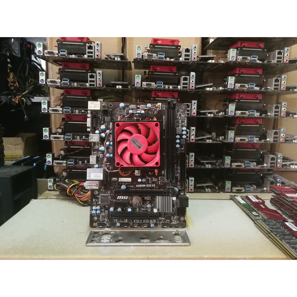 [ลด 200.- โค้ด TANG544]AMD Athlon X4 860K (3.7 GHz)  + MSI A68HM-E33 V2 (แรงเท่าA10-7850K ไม่มี IGP)