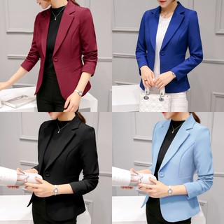 เสื้อสูท ทรงสวย เก๋ เข้าได้กับทุกชุด พร้อมส่ง