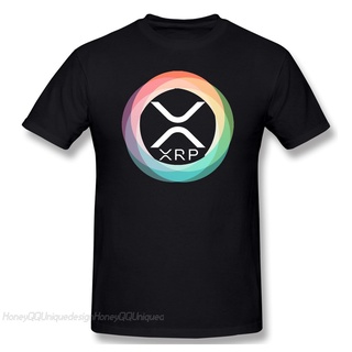 เสื้อสีขาว - YZ☫✁❁Xrp Ripple เหรียญสกุลเงินดิจิทัล 2021 มาใหม่ Tshirt Interger การออกแบบที่เป็นเอก