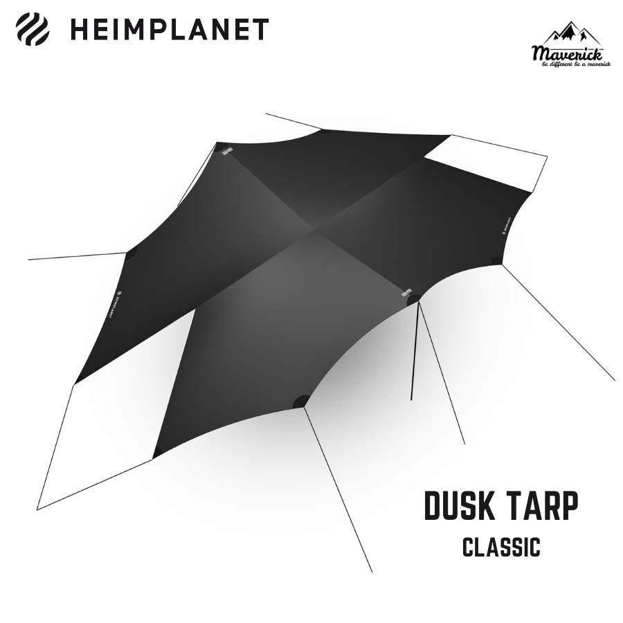 Heimplanet - DUSK TARP วัสดุ Polyester 66D 210T Ripstop, PU laminated 5000mm