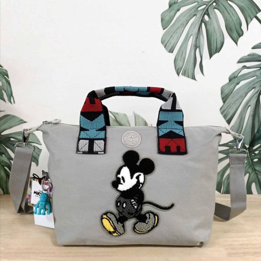 กระเป๋าสะพาย กระเป๋าถือ ขนาดกลาง Kipling  KALA Mini Disney's Mickey Mouse Handbag