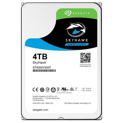 [ประกัน 3 ปี] SEAGATE SKYHAWK 4TB #ออกใบกำกับภาษีได้ HARD DISK BARRACUDA  (ST4000VX007)