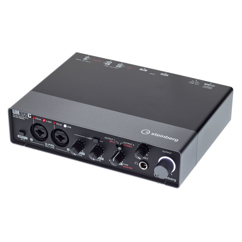 YAMAHA Steinberg UR24C USB 3.0 Audio Interface 2-in4-out 32-bit192kHz ...