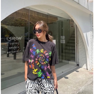 New!!! เสื้อ t-shirt vintage งานสวยมากๆ ค่ะทรง oversize น่ารัก ผ้าฟอกงามๆ ฟุด ลาย rare สุดๆ จัดด่วนค่ะ